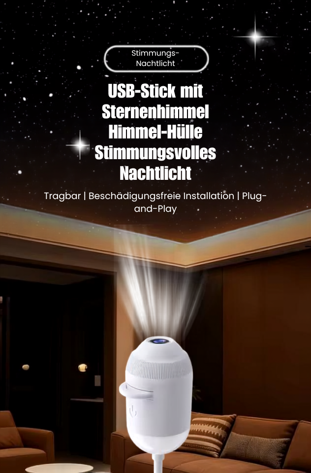 USB-Stick Mit sternenHimmel nachlicht