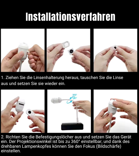 USB Sternenhimmel-Projektor + für Auto und Schlafzimmer + mit Galaxieeffekt