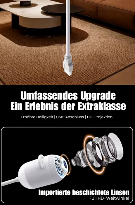 USB Sternenhimmel-Projektor + für Auto und Schlafzimmer + mit Galaxieeffekt